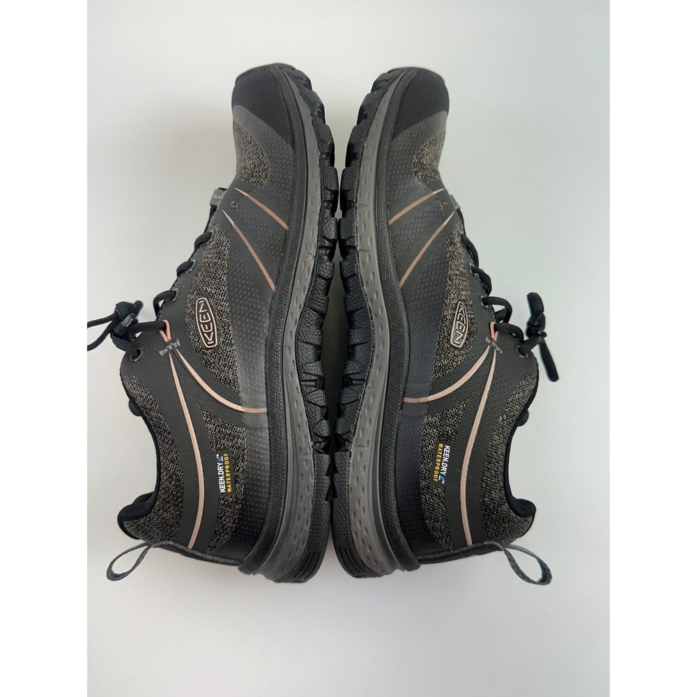 KEEN Terradora Waterproof Hiking Shoes Black Rose Dawn Lace Up 1016772 Women 7W - Picture 10 of 12